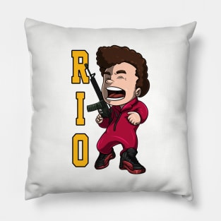 Rio Money Heist Pillow