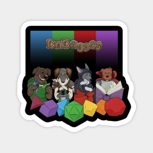 DnDoggos Party Dice Magnet