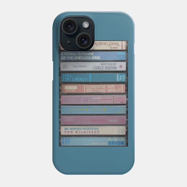 Eternal Sunshine of the Spotless Mind Cassettes Phone Case by JordanBoltonDesign