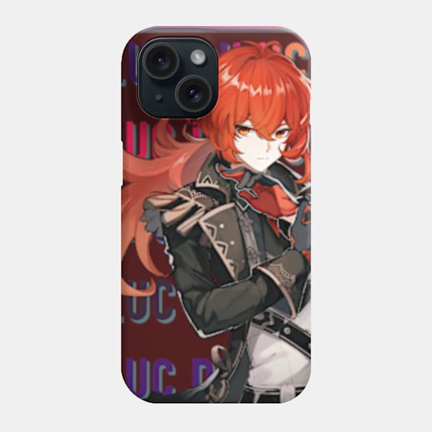 Genshin Impact Diluc Phone Case by ctrlzie