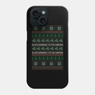 Silver Shamrock Tattoo Company X-Mas Sweater Style Phone Case