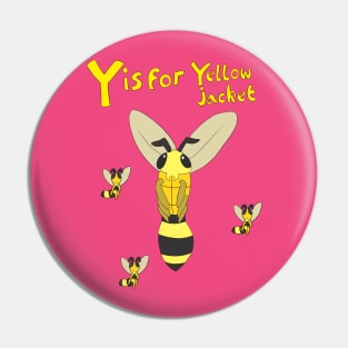 Y is for Yellowjacket Pin