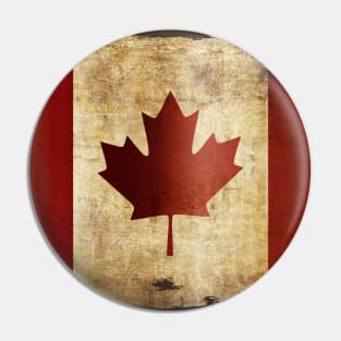 Flag of Canada / Grunge Pin