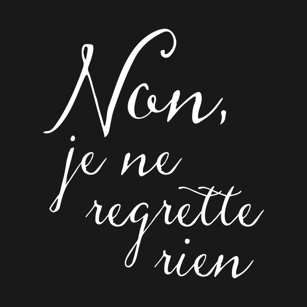 No Regrets French by AntiqueImages