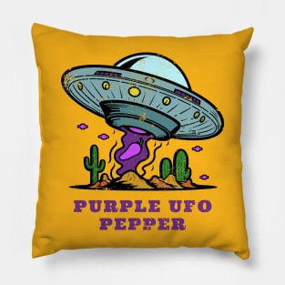 Purple UFO Pepper Pillow