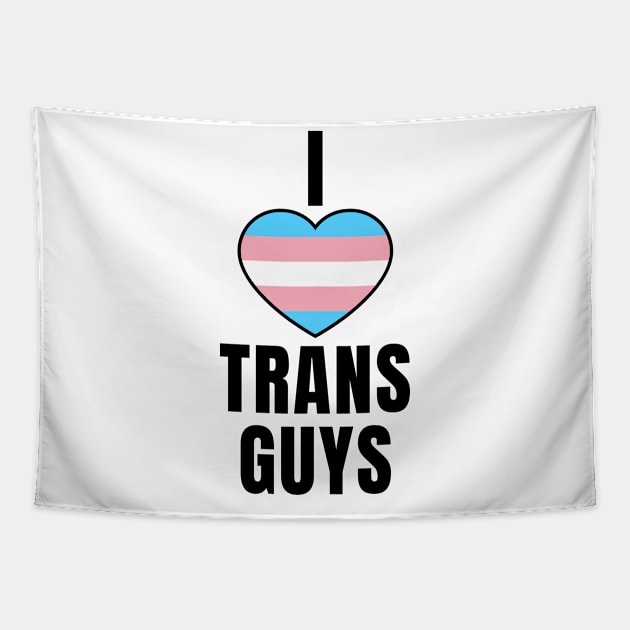 I Love Trans Guys Tapestry by QCult