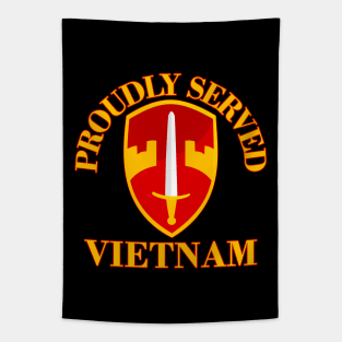 Proudly Served MACV Vietnam Tapestry