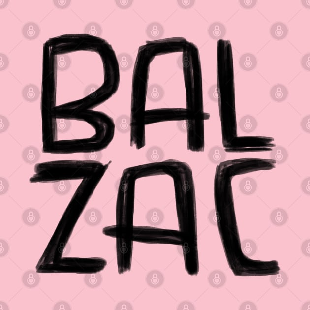 French Writer, Honore de Balzac by badlydrawnbabe