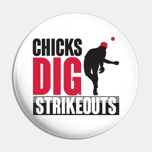 Chicks dig strikeouts Pin