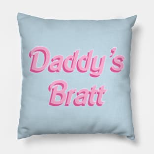 Daddy’s Bratt - doll font Pillow