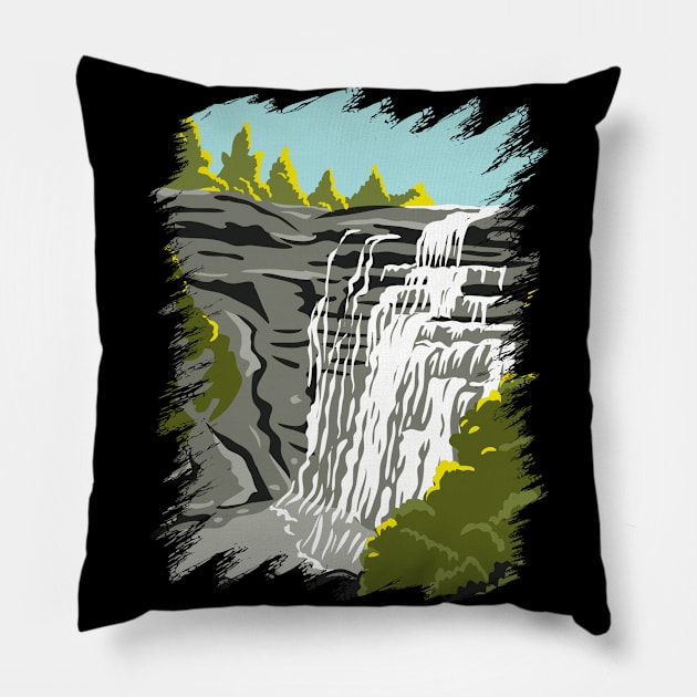 Cuyahoga Valley Pillow by ArtisticParadigms
