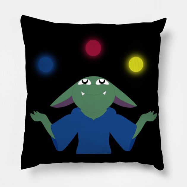 Baby Wizard Garth Pillow by Amann_Doctor