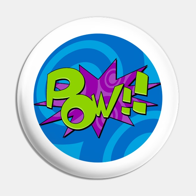 Pow Comic Book Design Pin by markmurphycreative