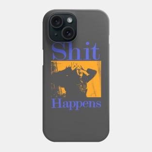 shit happens vintage retro Phone Case