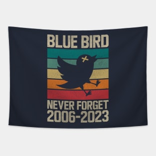 NEVER FORGET (Blue Bird) Tapestry