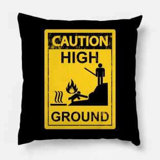 Caution High Ground Pillow