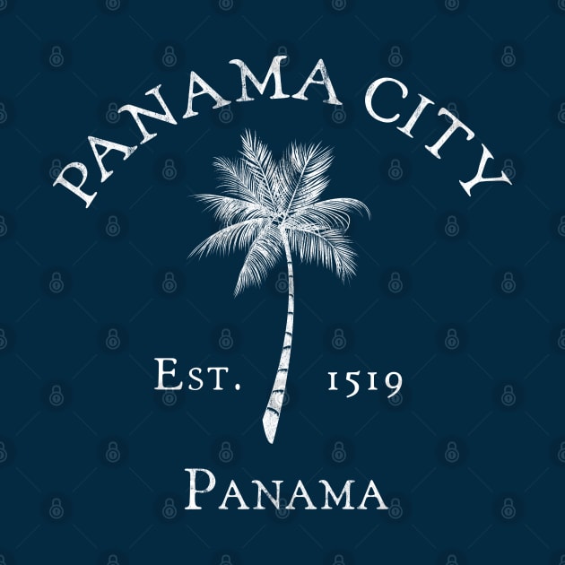 Panama City Panama Vintage Palm by TGKelly