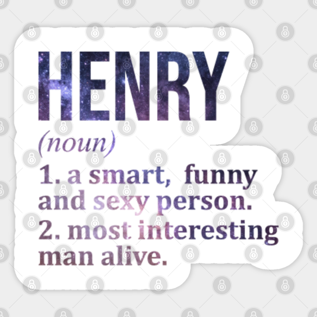 Henry Name - Henry Name - Sticker | TeePublic Henry Name - Henry Name - Sticker | TeePublic