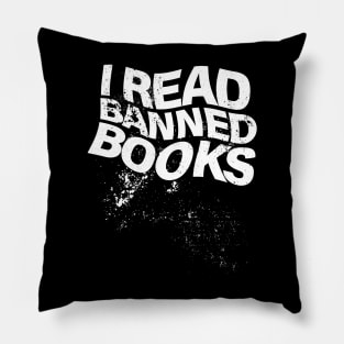 I read banned books Pillow