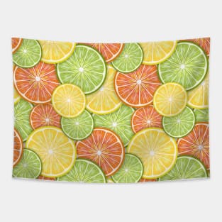 Citrus Fruit Slices Tapestry