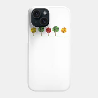 Colorful autumn trees. Phone Case