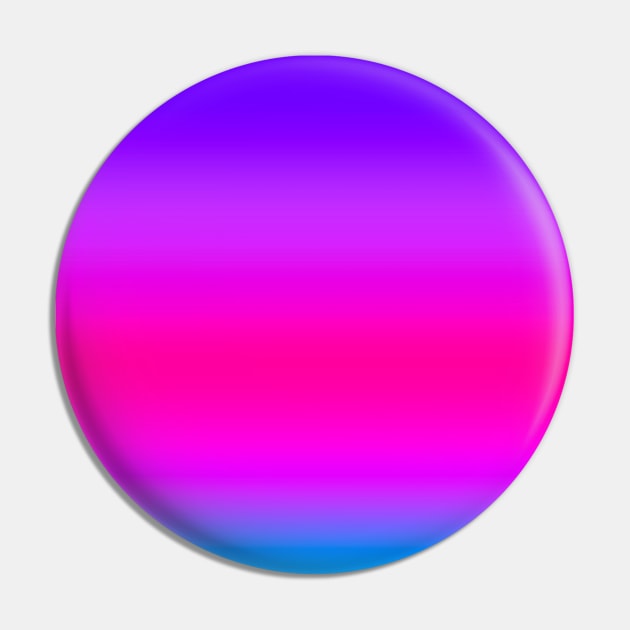 Blue Purple Pink Gradient Pin by Kelly Louise Art