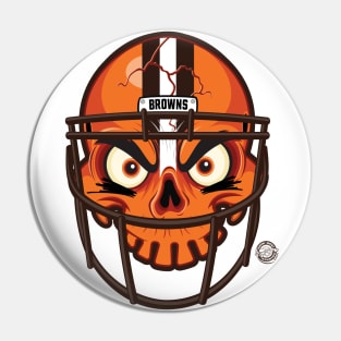 Cleveland Browns SkullyDawg Helmet Pin