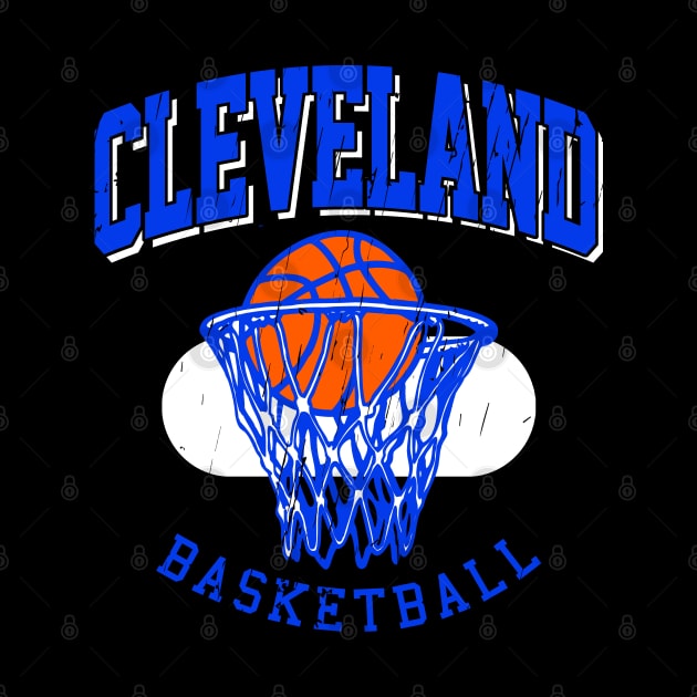 Vintage Cleveland Basketball by funandgames