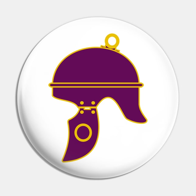 Republican Roman Helmet (Purple) Pin by PabloDeChenez