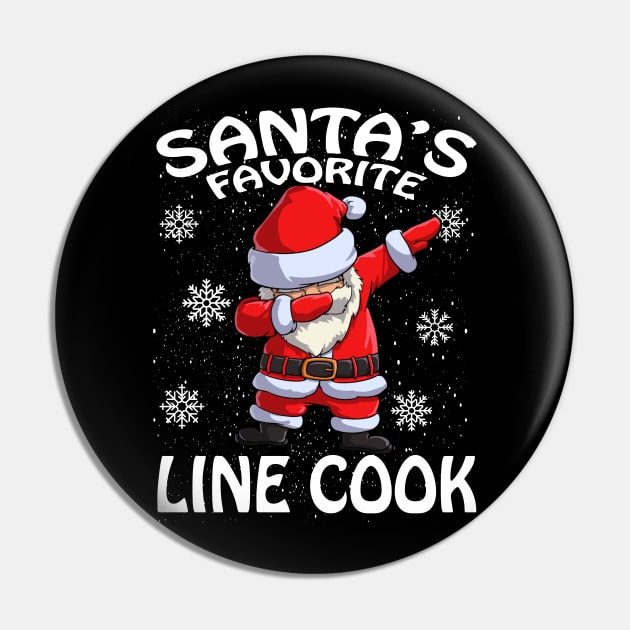 Santas Favorite Line Cook Christmas Pin by intelus