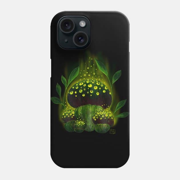 Mushroom from Olga Gera Phone Case by Olga Gera Art