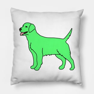 Neon Green Dog Pillow