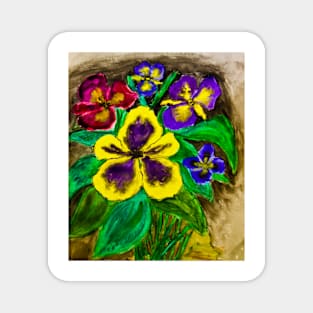 Pansies Magnet