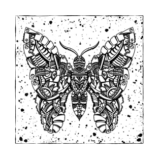 HomeSchoolTattoo Mechanical Butterfly T-Shirt