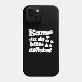 Hund Gassie Hundedame Mops Kacke Haufen Phone Case