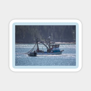 USA. Alaska. Fishing Boat. Magnet