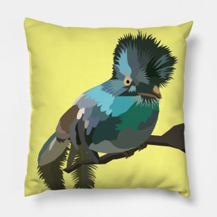 Squawk! Bird of Paradise Pillow