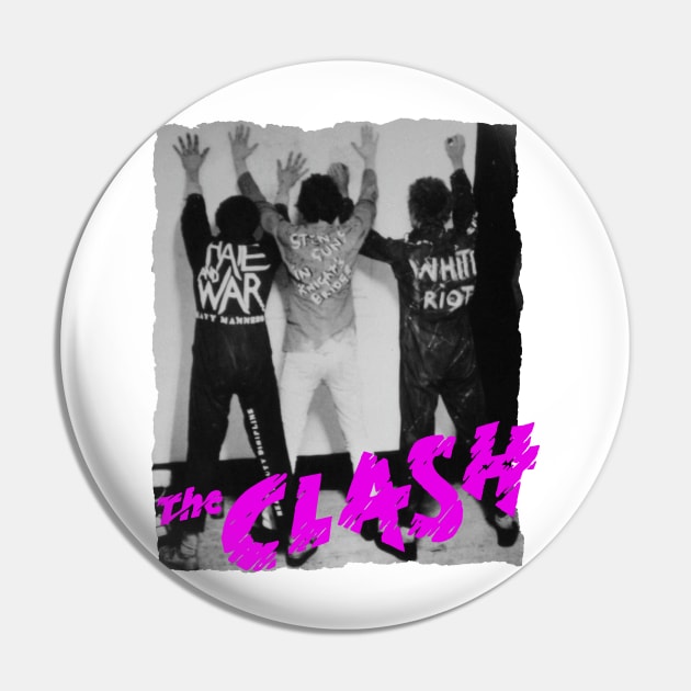 the clash Pin by small alley co