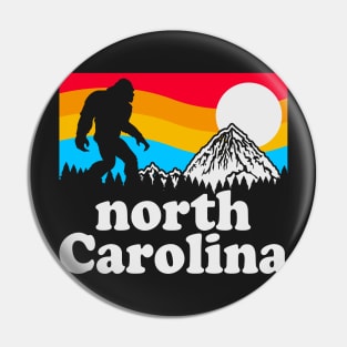 North Carolina Bigfoot, Sasquatch National Park Carolina Mountains Sasquatch Yeti Pin