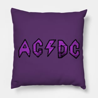 Butt-Head AC/DC Distressed - Purple Pillow