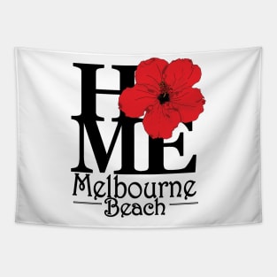 HOME Melbourne Beach Red Hibiscus Tapestry