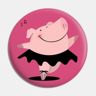 Ballerina Pig Pin