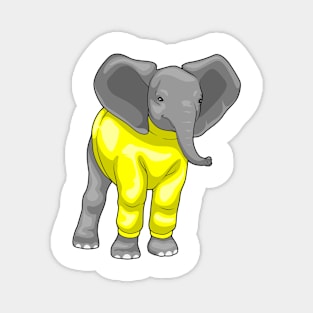 Elephant Winter Magnet