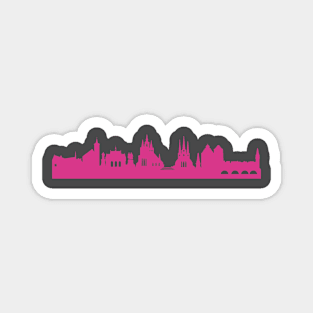 Erfurt skyline pink Magnet