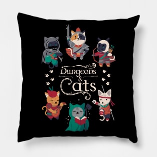 Dungeons & Cats 2.0 Pillow