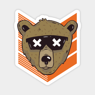 Cool Bear with Sunglasses Magnet