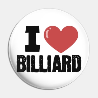 I love billiard Pin