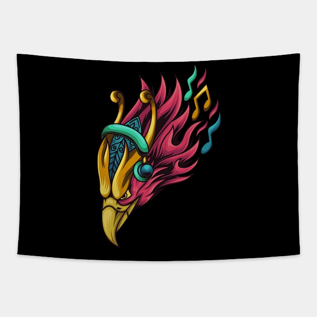 Phoenix listen music Tapestry by JagatKreasi