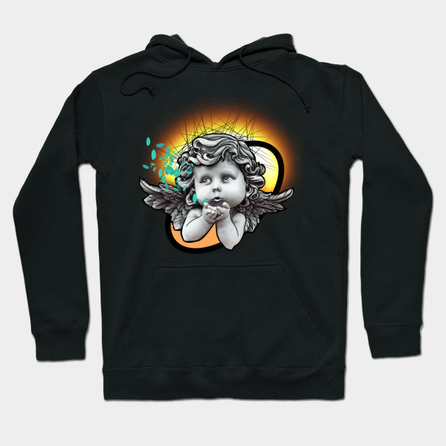 baby angel hoodie