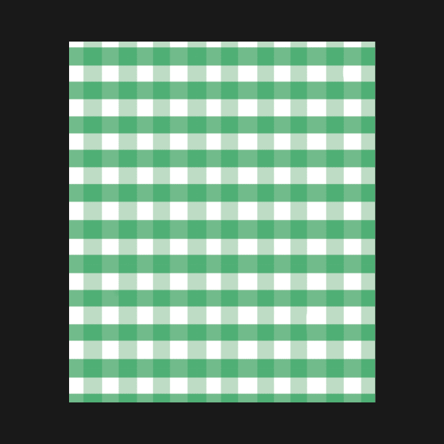 plaid checked pattern vichy tartan green by maoudraw